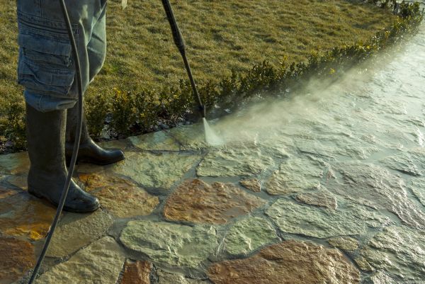 Stone Power Washing in Simpsonville
