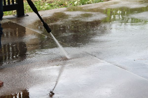 Concrete Deck Cleaning in Simpsonville