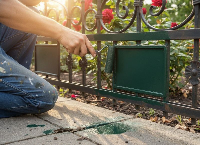 Wrought Iron Fence Washing